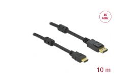 DELOCK kábel Displayport 1.2 male/male összekötő 4K 60Hz, 10m
